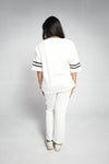 BEIGE LINE PREMIUM INTERLOCK TROUSER