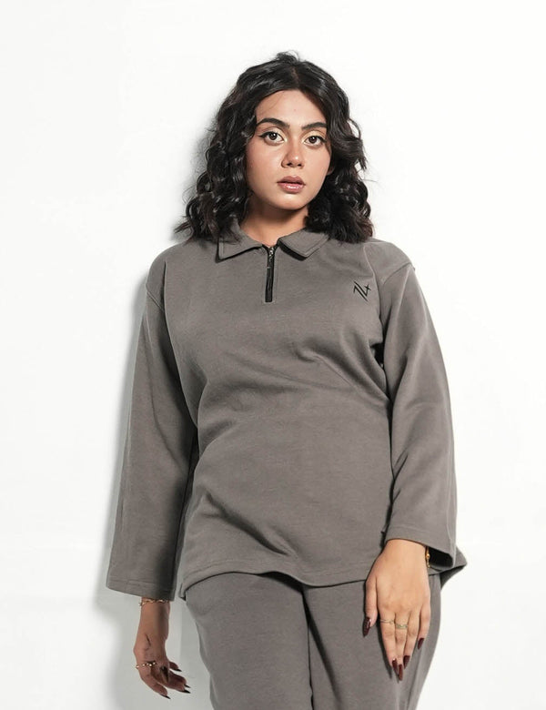 Stone Taupe Quarter-Zip Complete Set