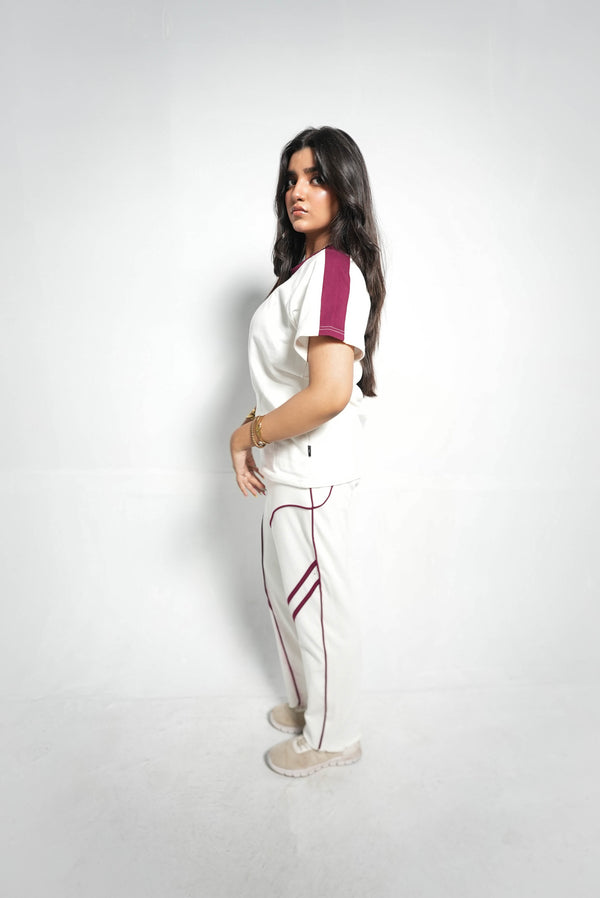 BORDEAUX ARC PREMIUM FRENCH TERRY TROUSER