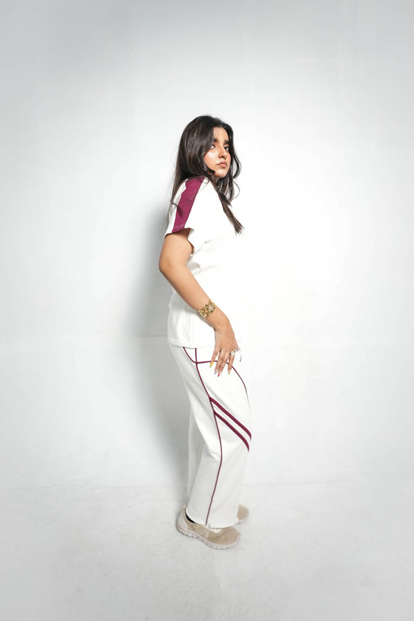 BORDEAUX ARC PREMIUM FRENCH TERRY TROUSER