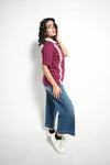 RETRO STRIPE HALF-ZIP POLO