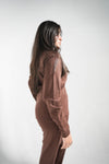 CHOCOLATE LINE PREMIUM INTERLOCK TROUSER