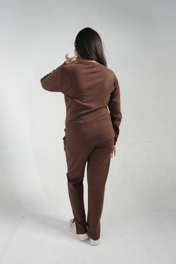 CHOCOLATE LINE PREMIUM INTERLOCK TROUSER