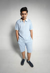 CLOUD BLUE HERITAGE POLO SET
