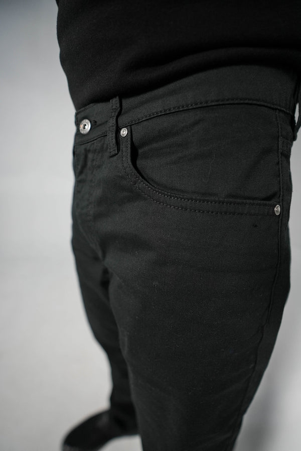 Black Essential Denim Pant