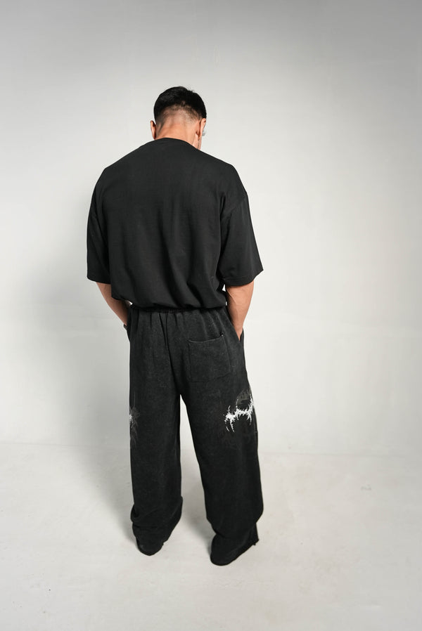 SHADOW DISTRESS BAGGY PREMIUM TERRY TROUSER