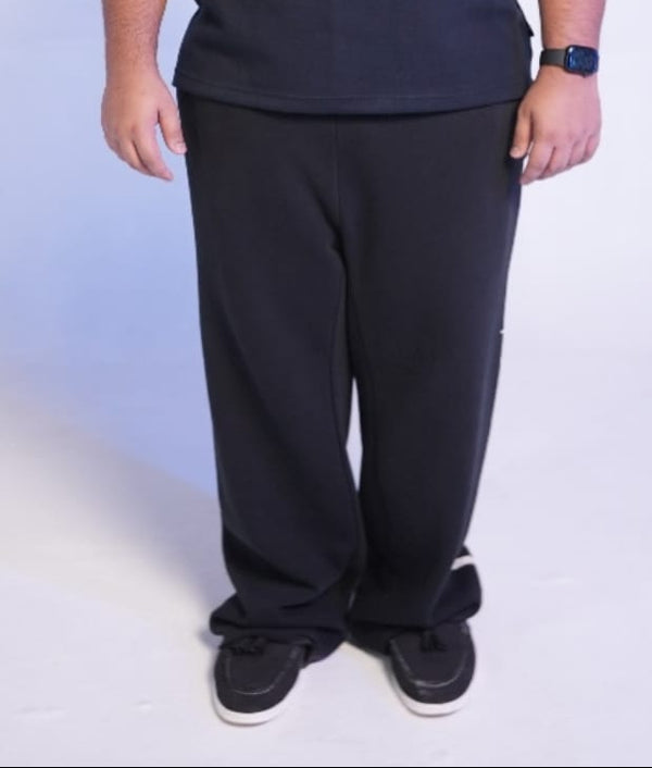 MIDNIGHT NAVY CONTRAST PREMIUM FRENCH TERRY TROUSER