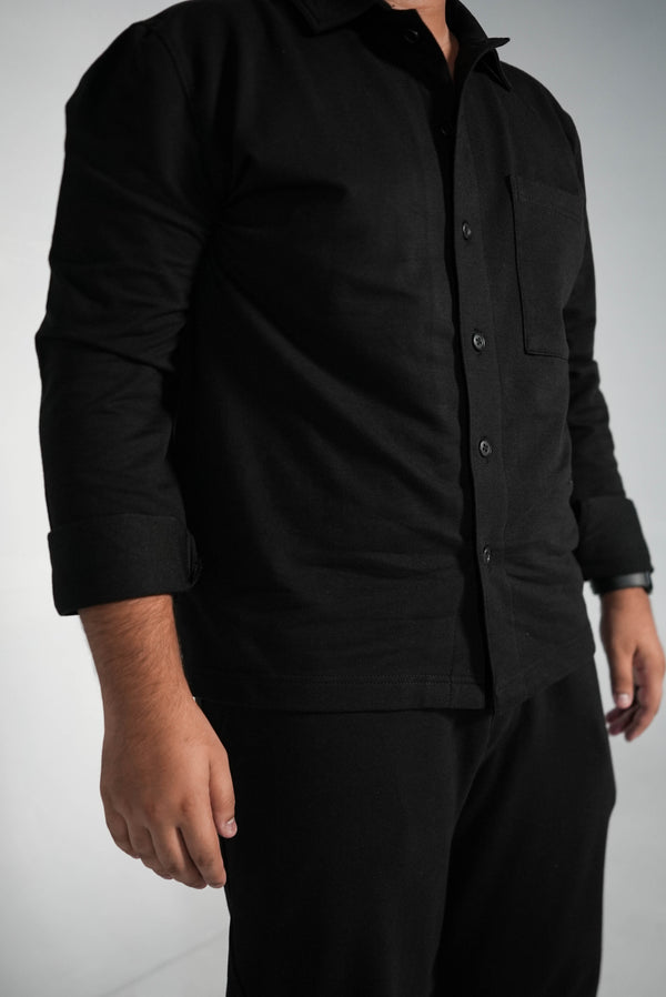 NOIR UTILITY OVERSHIRT