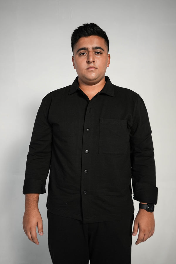 NOIR UTILITY OVERSHIRT