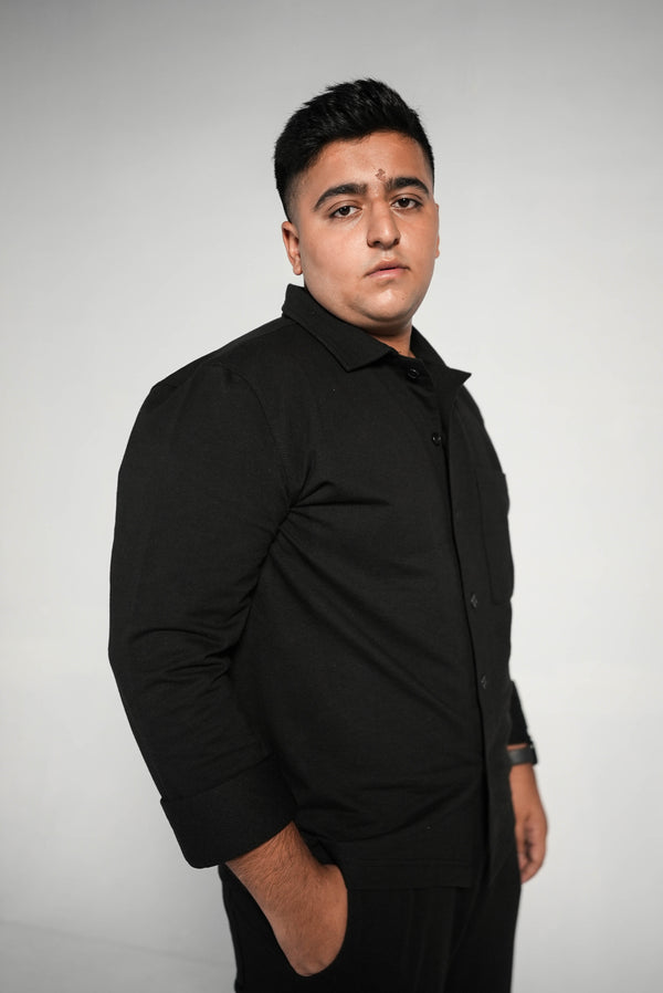 NOIR UTILITY OVERSHIRT
