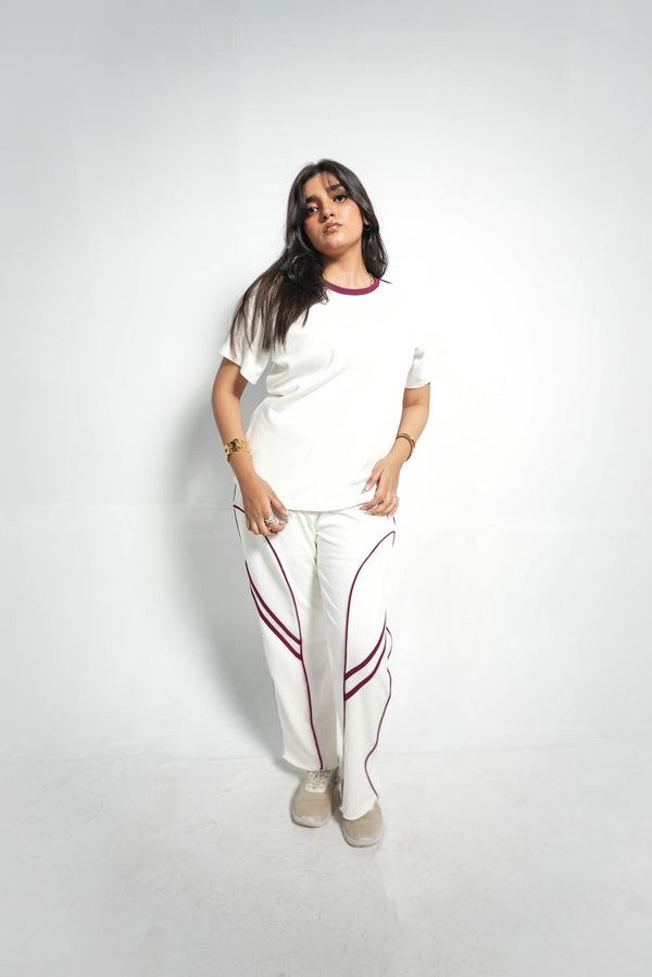 BORDEAUX ARC PREMIUM FRENCH TERRY TROUSER