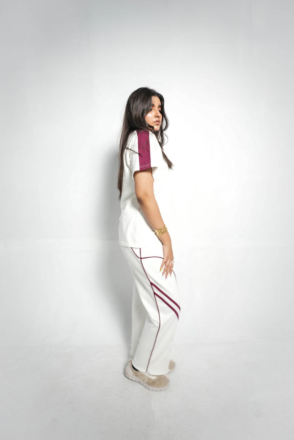 BORDEAUX ARC PREMIUM FRENCH TERRY TROUSER