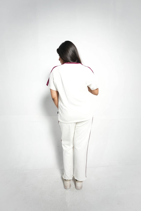 BORDEAUX ARC PREMIUM FRENCH TERRY TROUSER
