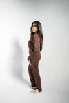 CHOCOLATE LINE PREMIUM INTERLOCK TROUSER