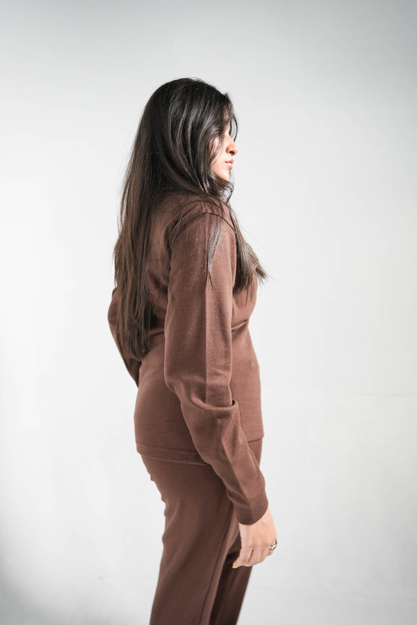 CHOCOLATE LINE PREMIUM INTERLOCK TROUSER