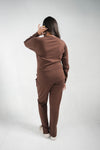 CHOCOLATE LINE PREMIUM INTERLOCK TROUSER