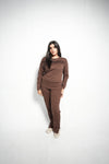 CHOCOLATE LINE PREMIUM INTERLOCK TROUSER