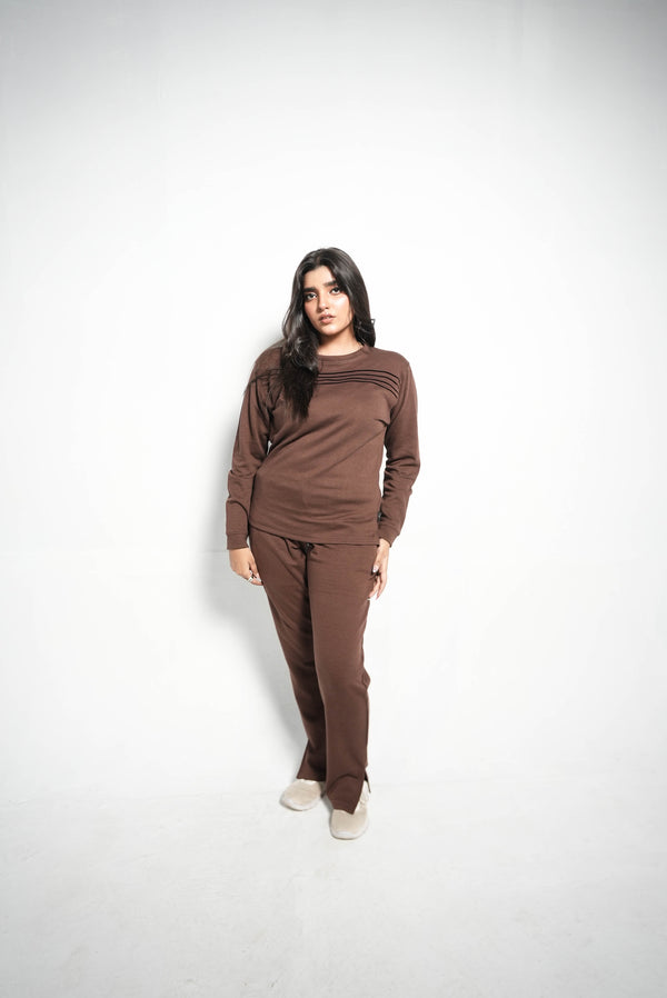 CHOCOLATE LINE PREMIUM INTERLOCK TROUSER