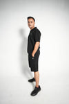 NOIR ZIP POLO SET