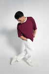 BURGUNDY CONTRAST PREMIUM CO-ORD SET