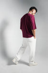 BURGUNDY CONTRAST PREMIUM CO-ORD SET