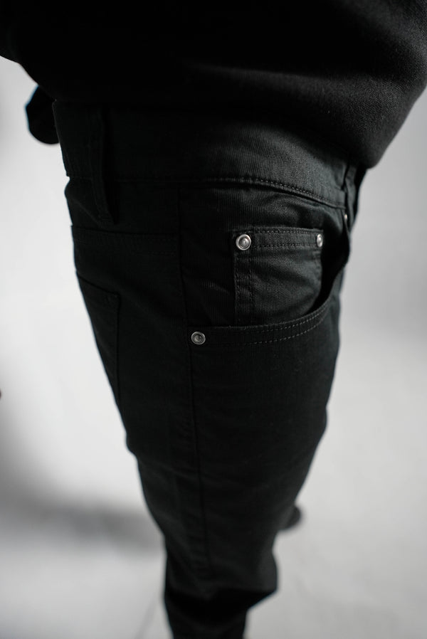 Black Essential Denim Pant
