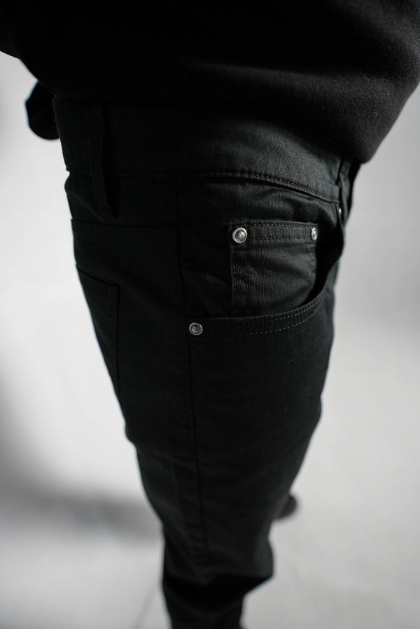 Black Essential Denim Pant