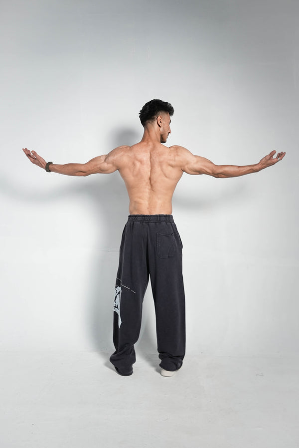 NOIR DISTRICT WASHED BAGGY TROUSER