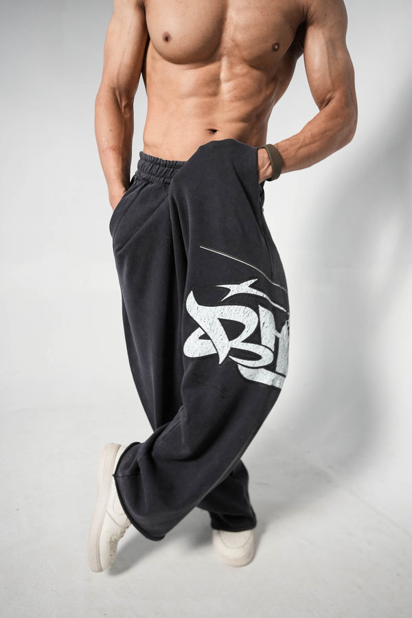 NOIR DISTRICT WASHED BAGGY TROUSER