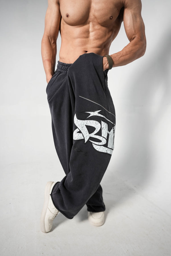 NOIR DISTRICT WASHED BAGGY TROUSER
